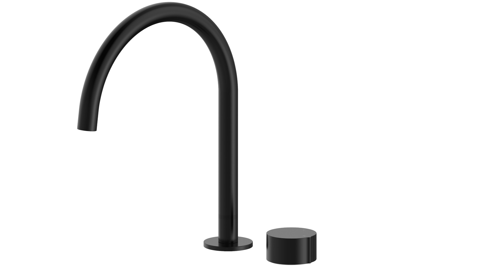 Venn Kitchen Mixer with Swivel Arch Spout - Matte Black