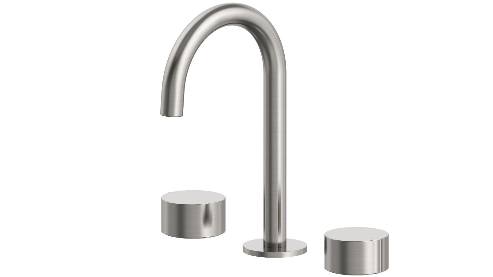 Arcisan Venn Basin Set with Fixed Arch Spout - Brushed Nickel