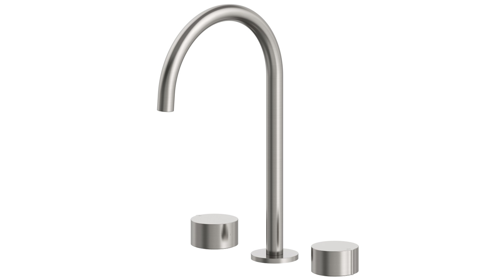 Arcisan Venn Basin Set with Extended Height Spout - Brushed Nickel