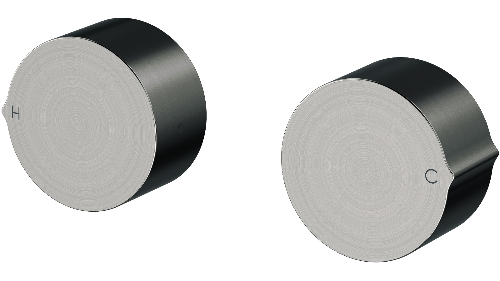 Arcisan Venn Wall Top Assembly - Brushed Gun Metal