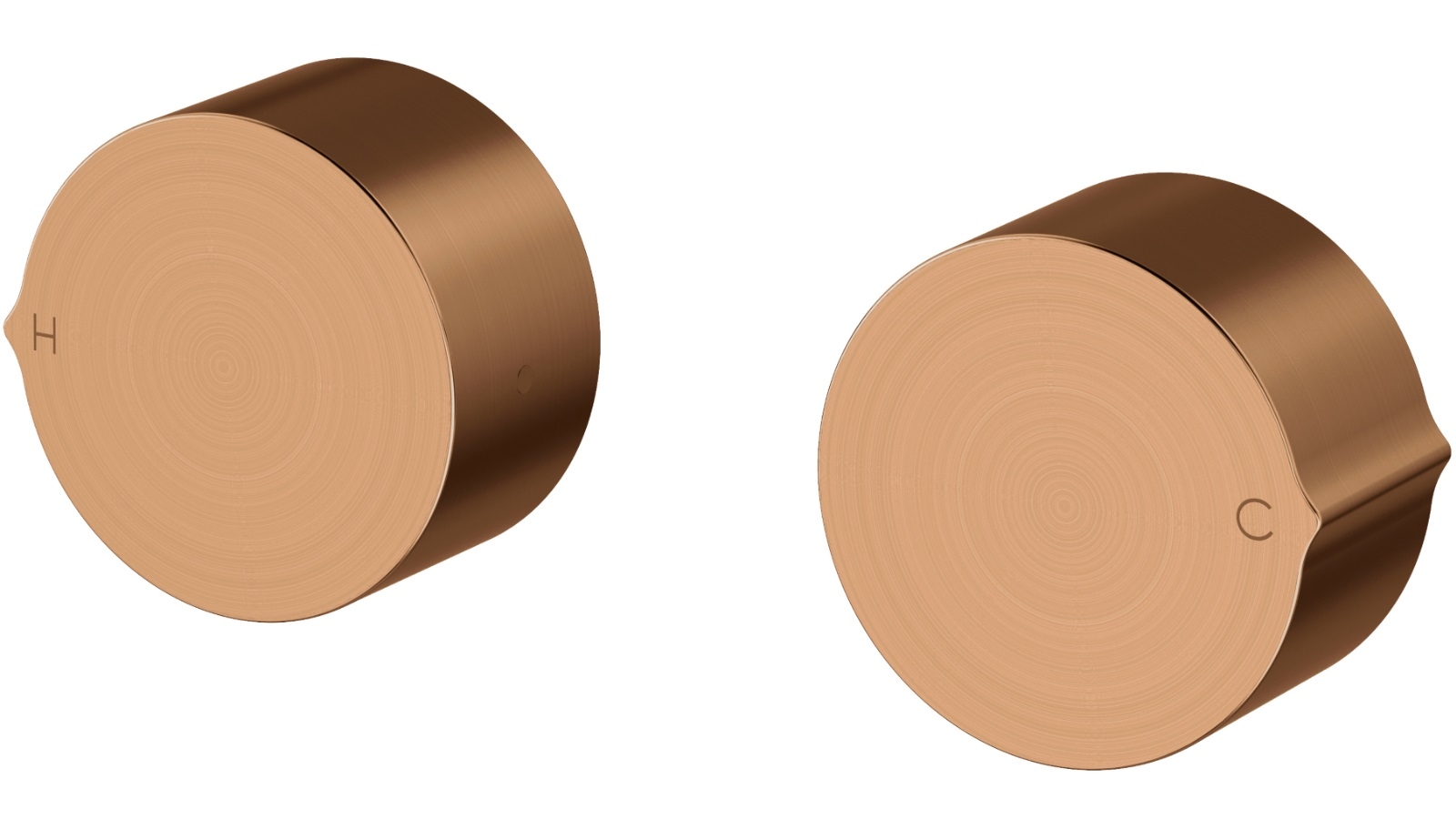 Arcisan Venn Wall Top Assembly - Brushed Rose Gold