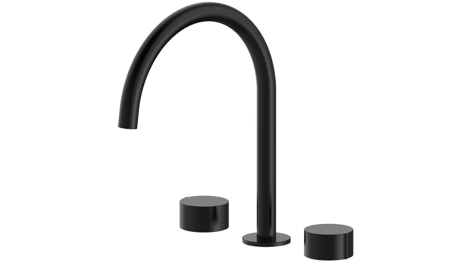 Arcisan Venn Kitchen Tap Set with Arch Spout - Matte Black
