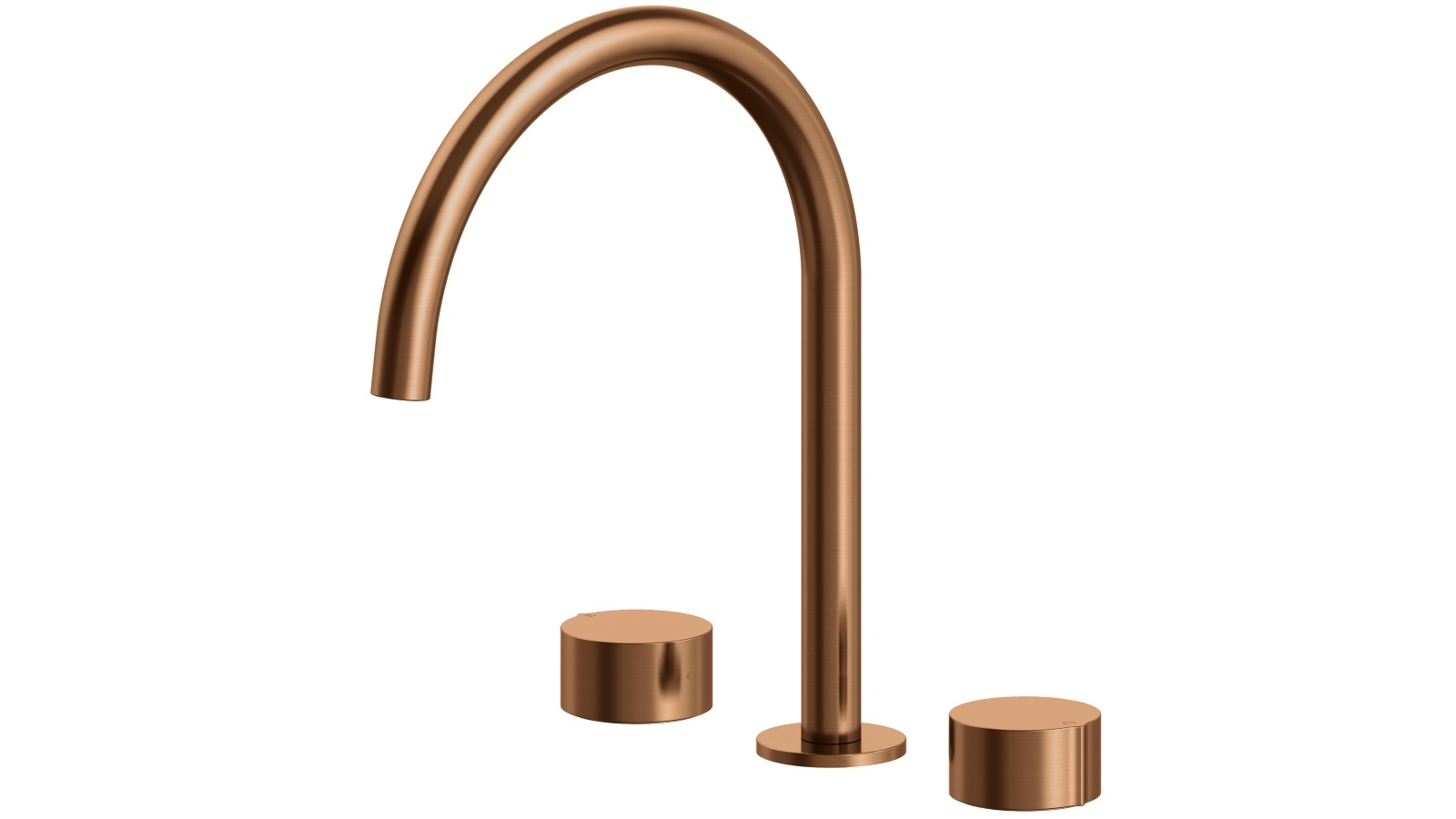 Arcisan Venn Kitchen Tap Set with Arch Spout - Brushed Rose Gold
