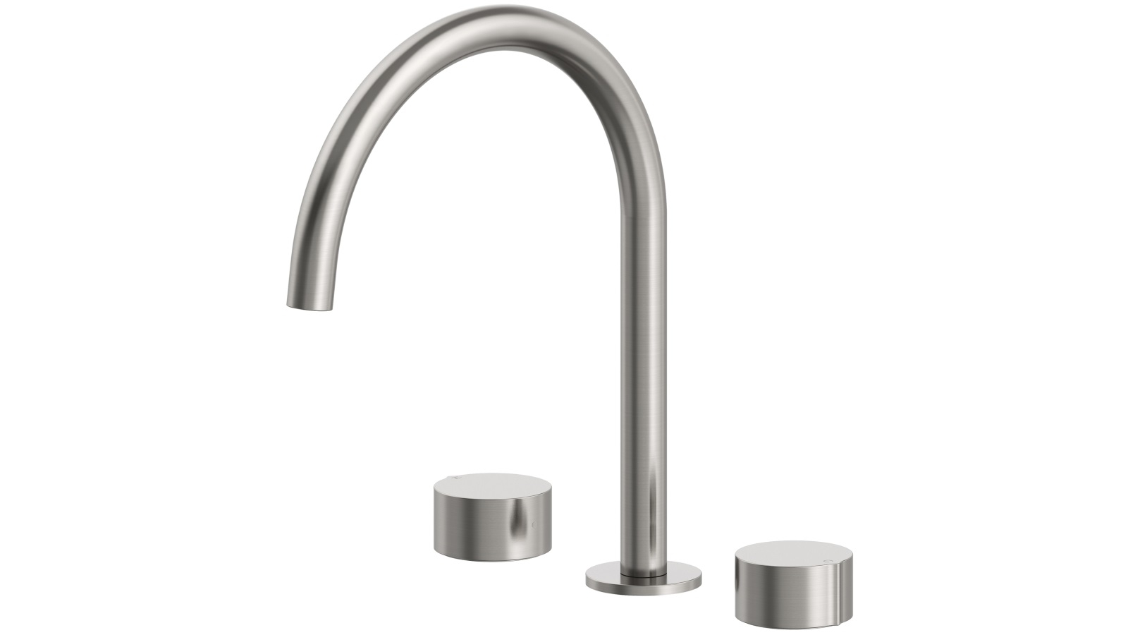 Arcisan Venn Kitchen Tap Set with Arch Spout - Brushed Nickel