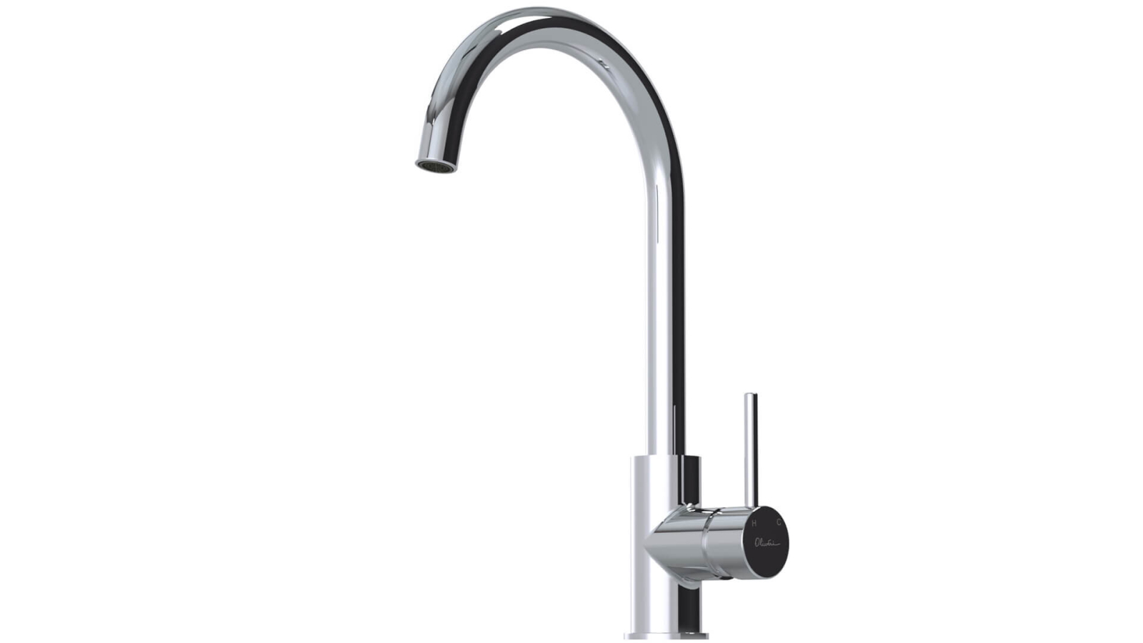 Oliveri Venice Goose Neck Mixer - Chrome