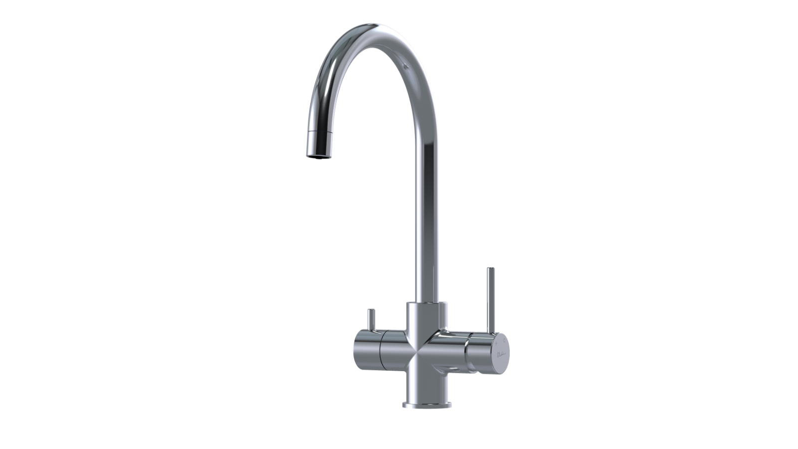 Oliveri Venice Goose Neck 3-Way Filter Tap - Chrome