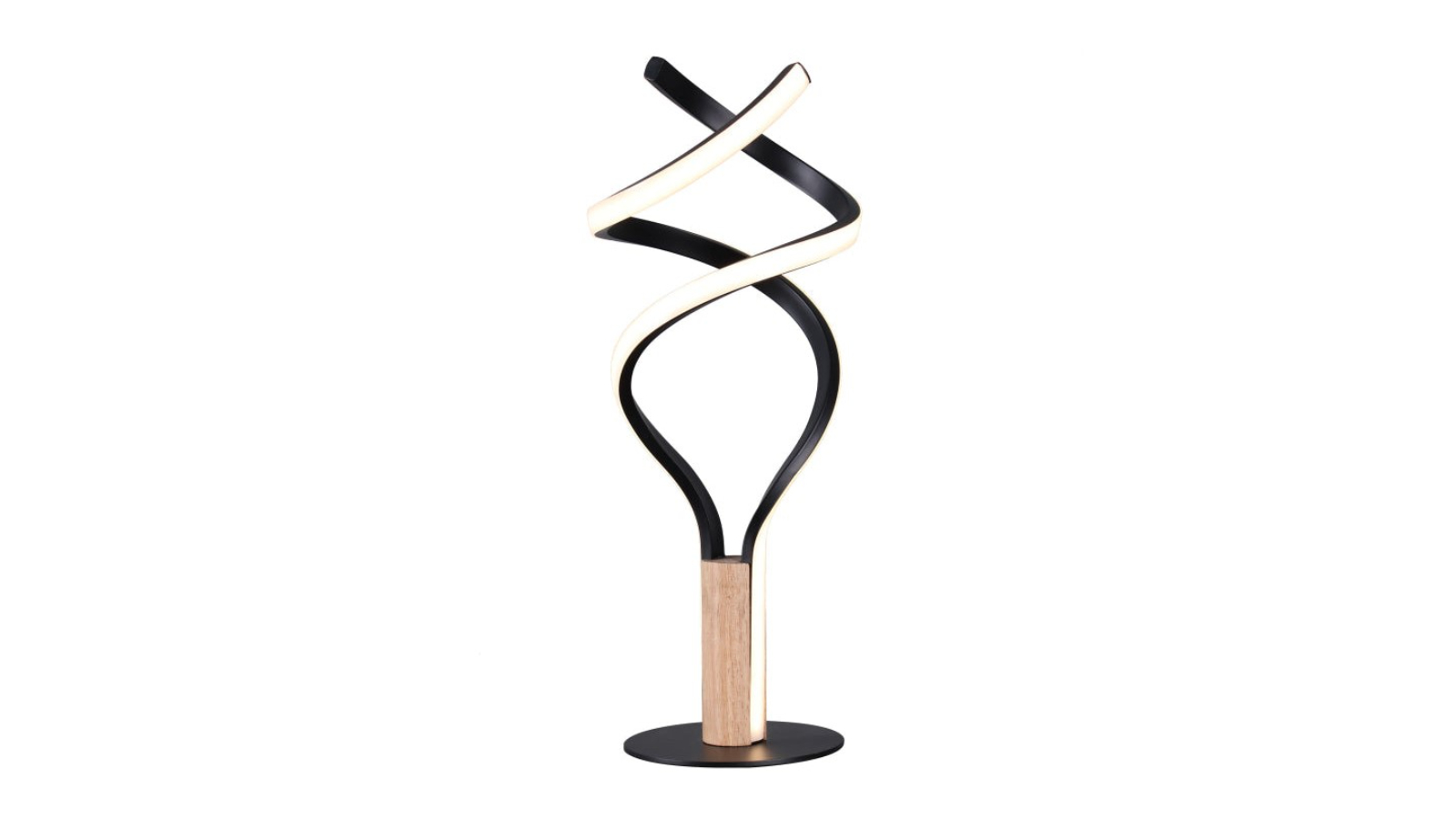 Luminea Vechio Modern LED Desk Light Lamp - Matte Black