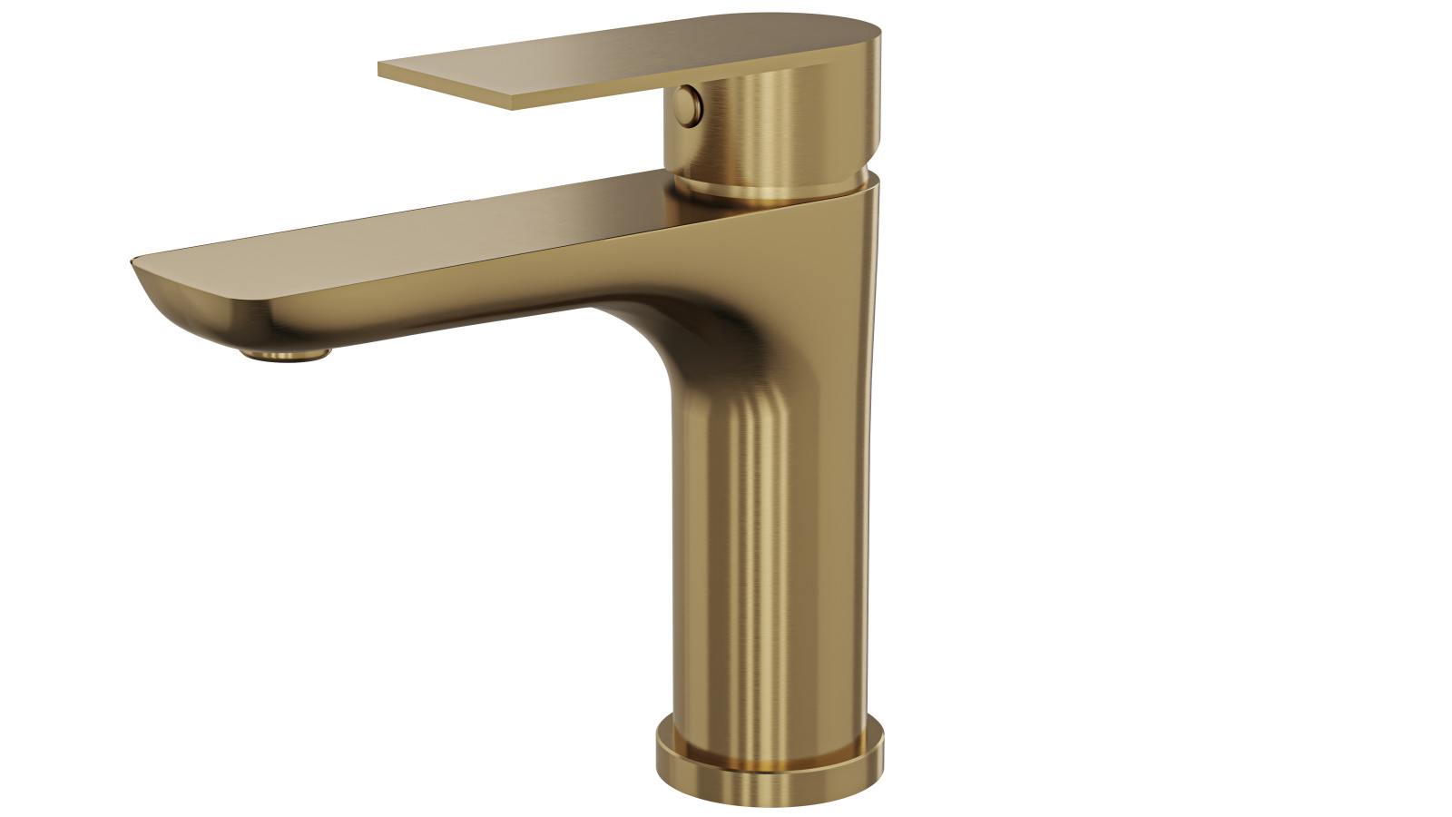 Linsol Vena Basin Mixer - Brushed Brass 