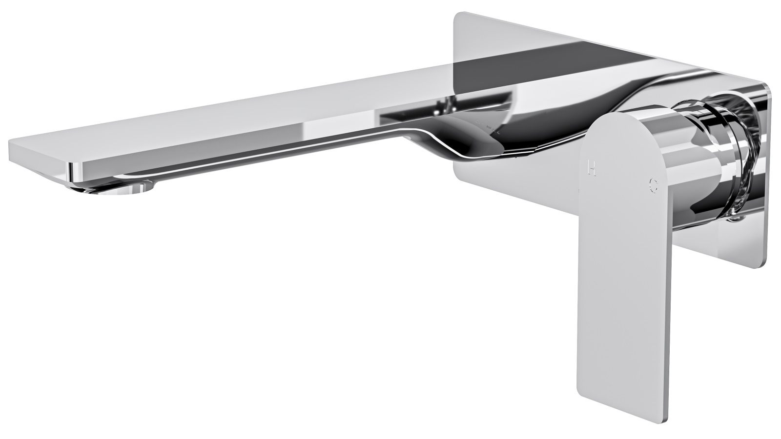 Linsol Vena Wall Basin/Bath Mixer - Chrome