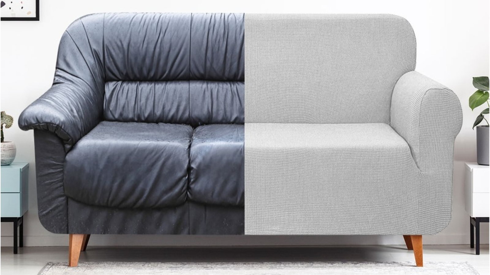 Artiss Seater High Stretch Couch Cover Grey Harvey Norman