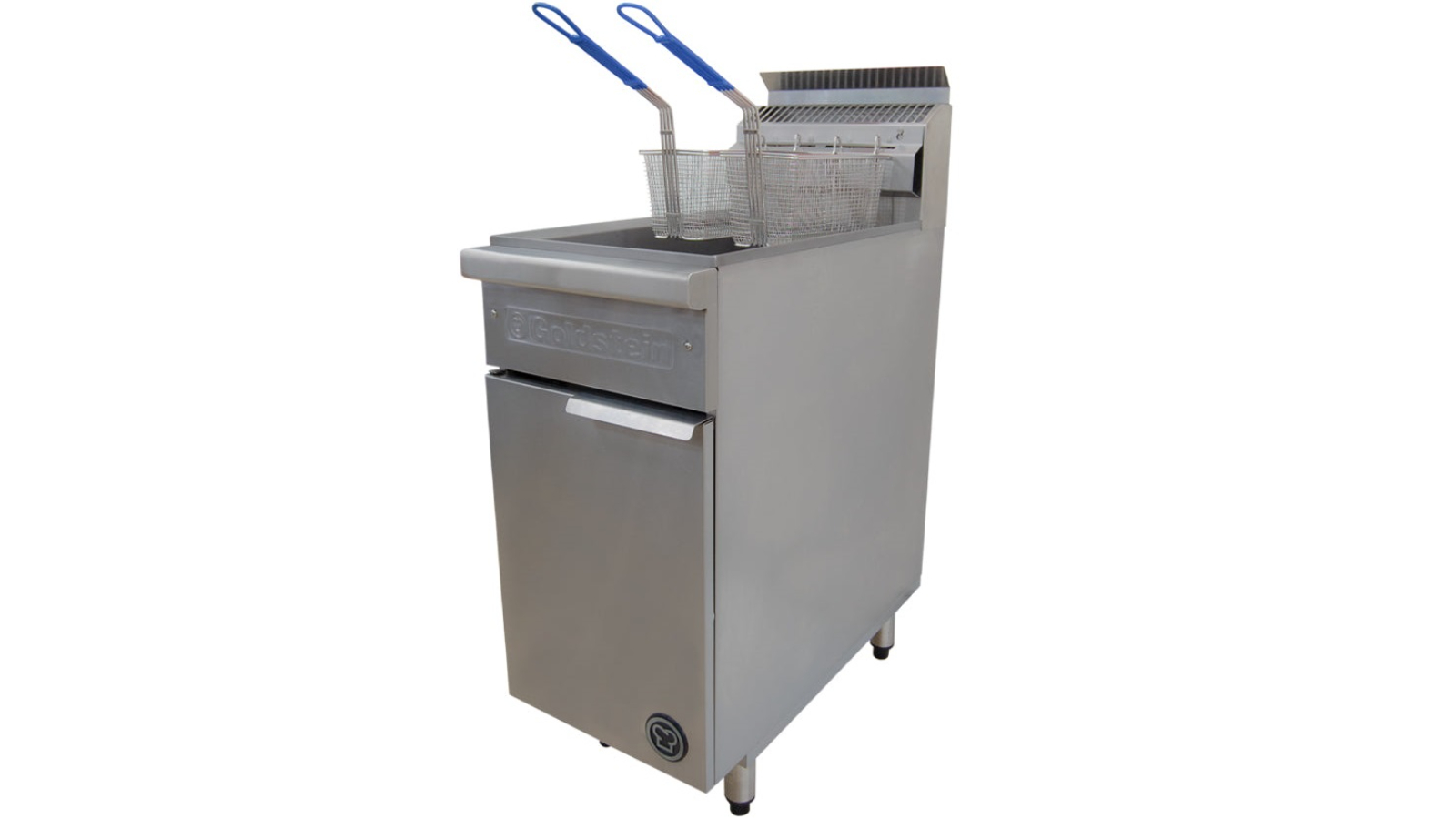 Goldstein VFG1L Single V Pan Gas Deep Fryer - 35.3 x 35.3 x 30cm