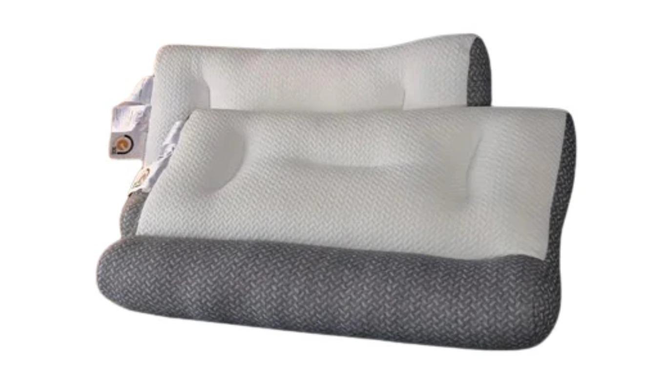 NNETM Small Ergonomic Cervical Neck Pillow - White