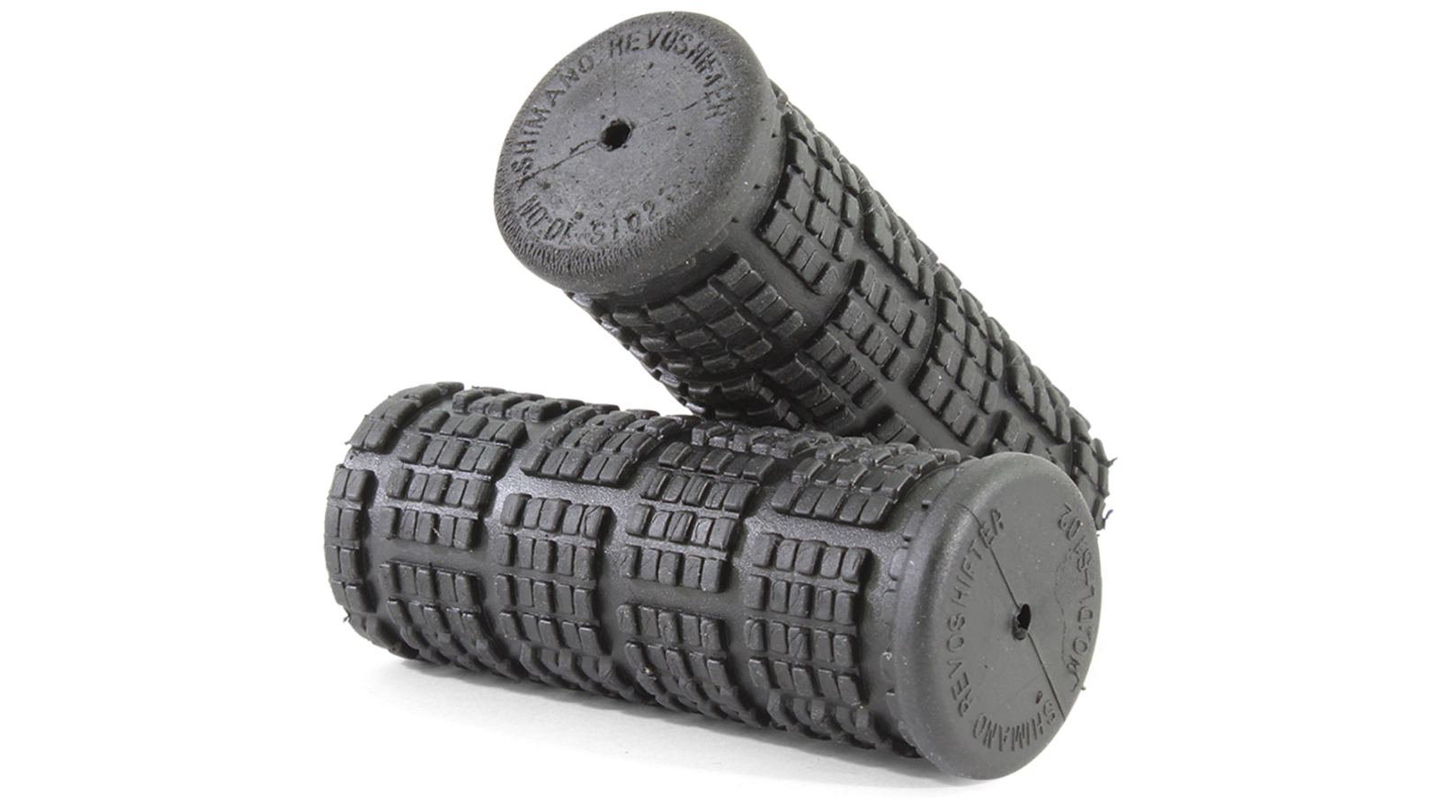 V-Grip No. 8702 Kraton Rubber Black Bike Handlebar Grips - 7.5cm