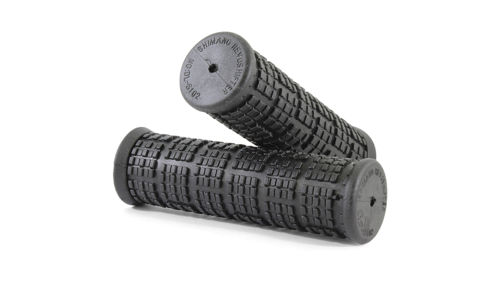 V-Grip Kraton Rubber Black Mountain Bike Handlebar Grips - 10.2cm