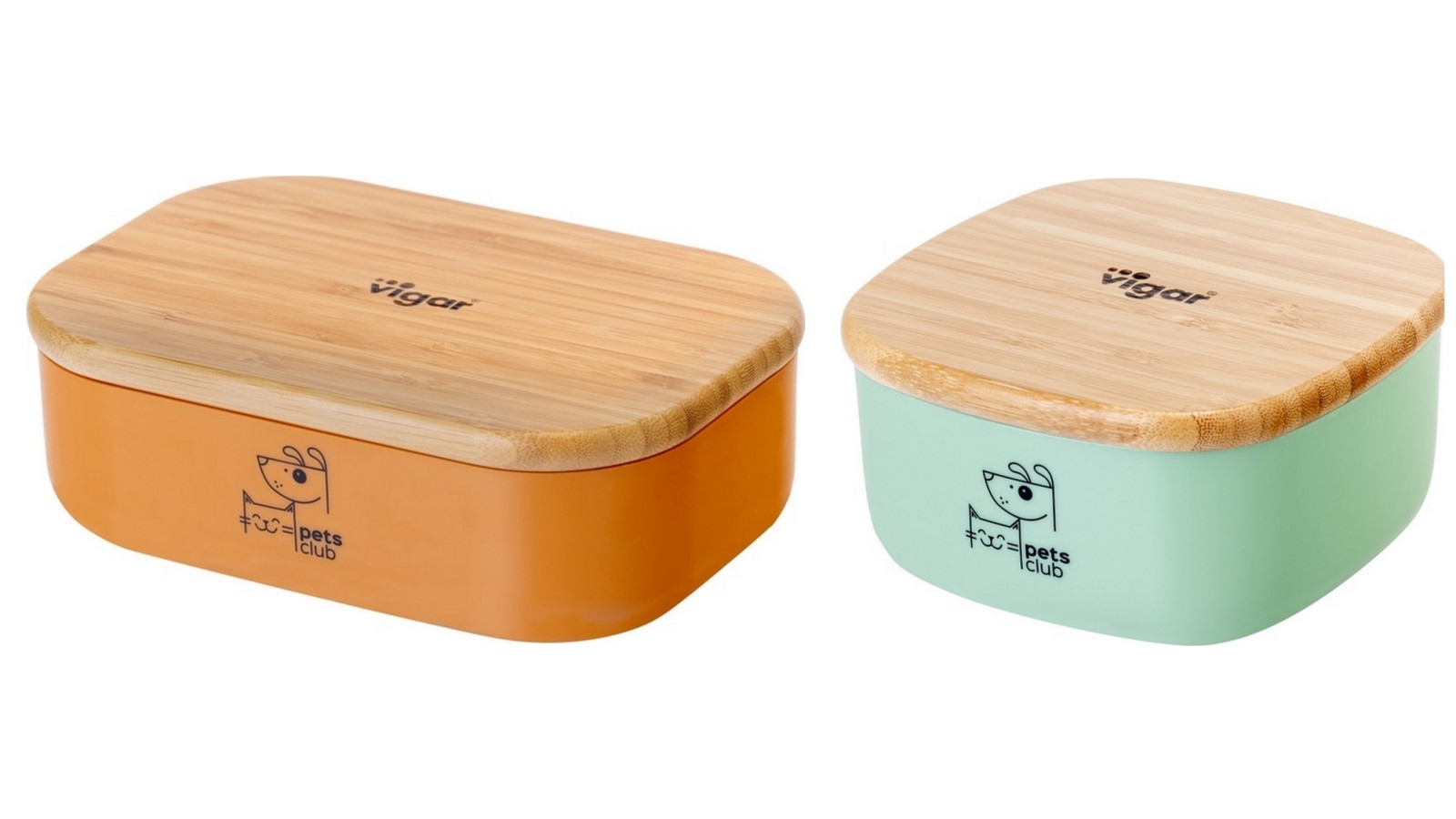Vigar Pets Club Bamboo Treat Jar