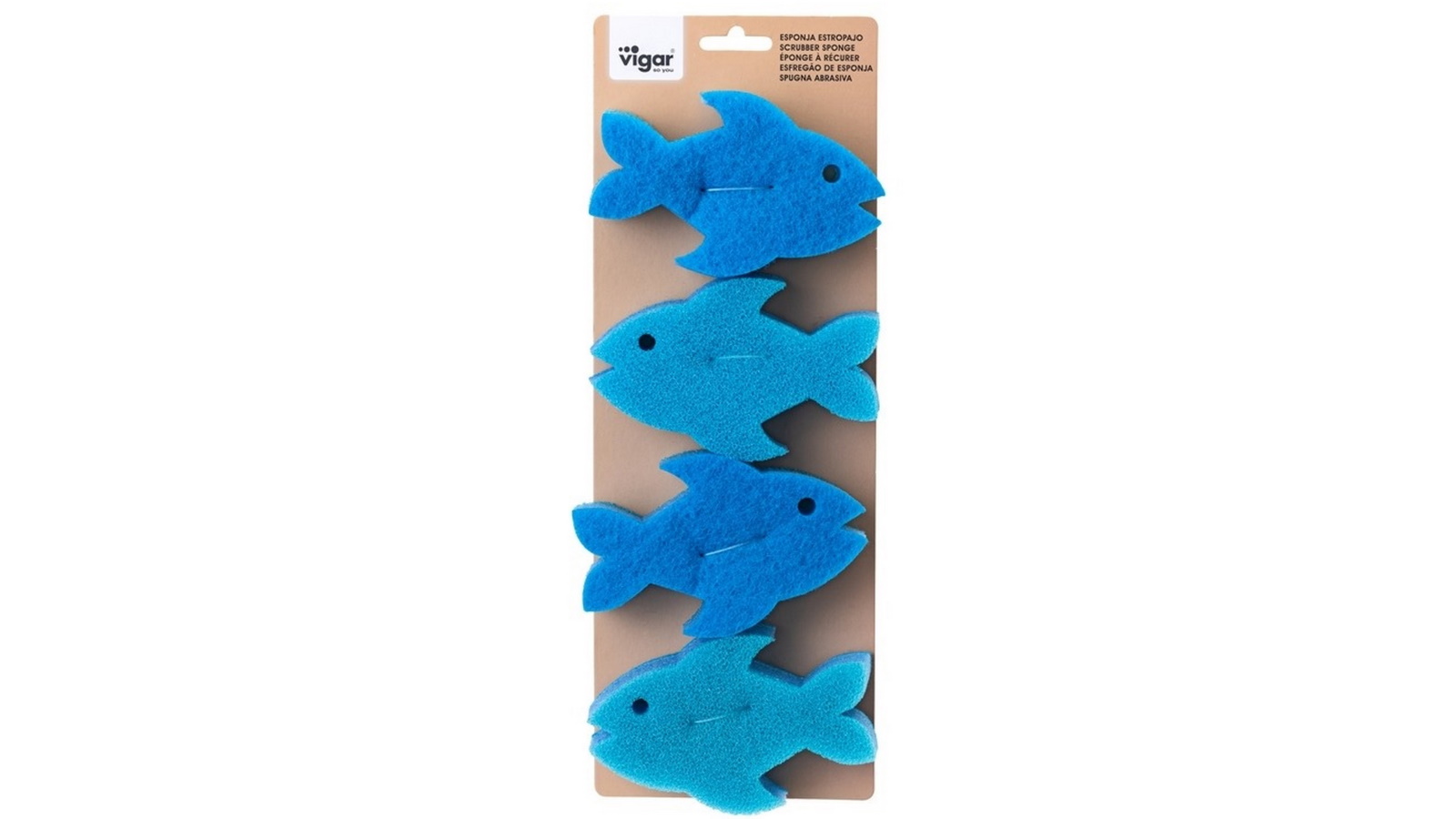 Vigar Pets Club Cat Bowl Scrubber Sponge Pack