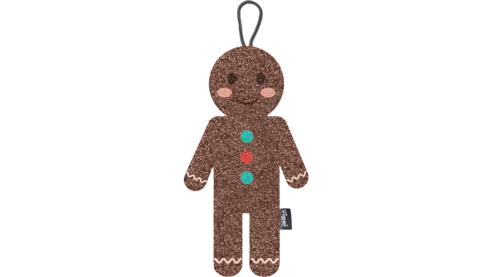 Vigar Gingerbread Man Scrubber Sponge - Pack of 3