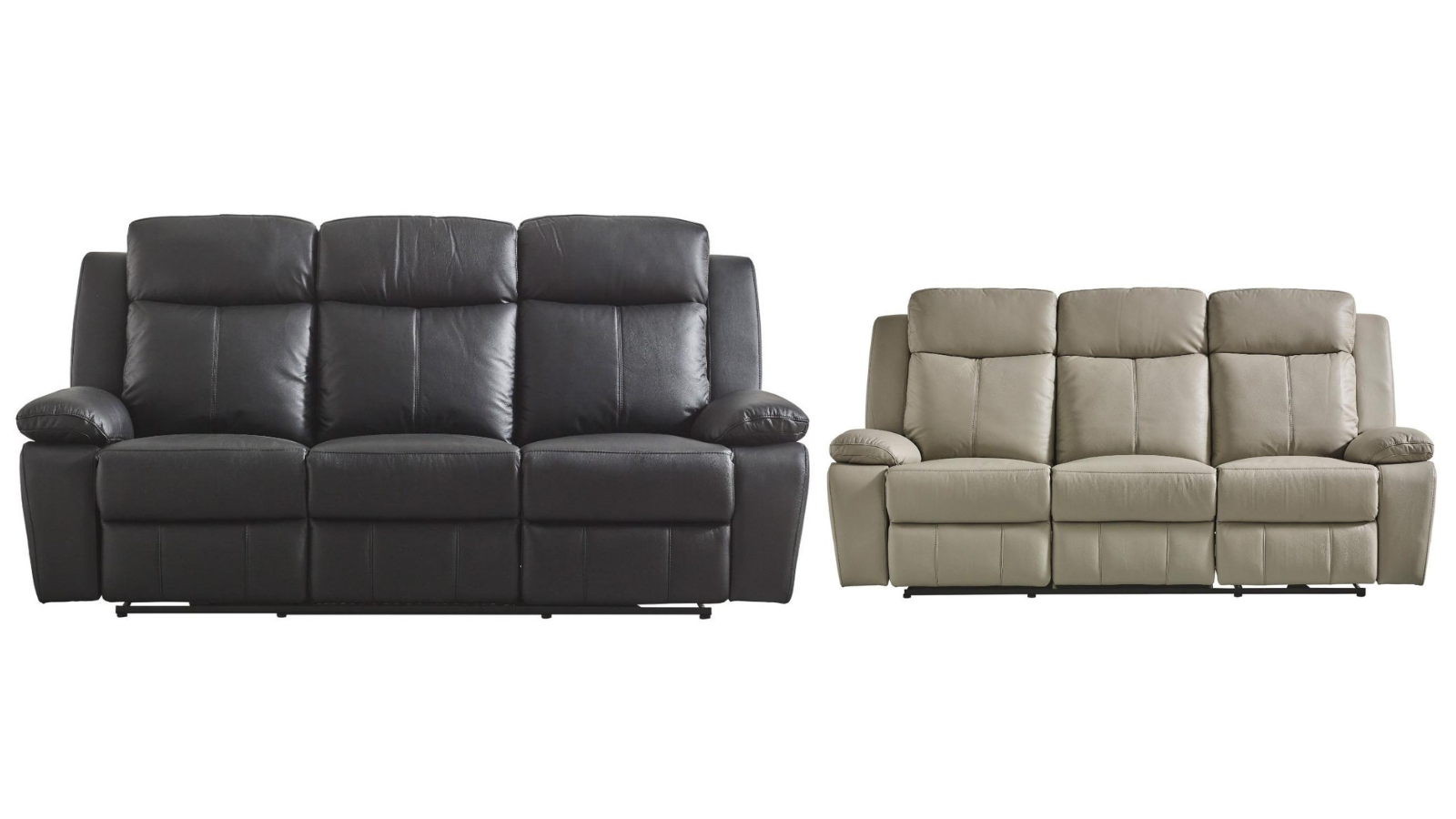 Rozelle 3-Seater Leather Powered Recliner Sofa