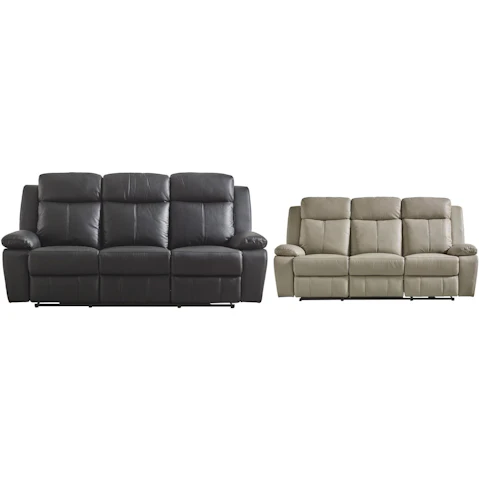 Rozelle 3-Seater Leather Powered Recliner Sofa