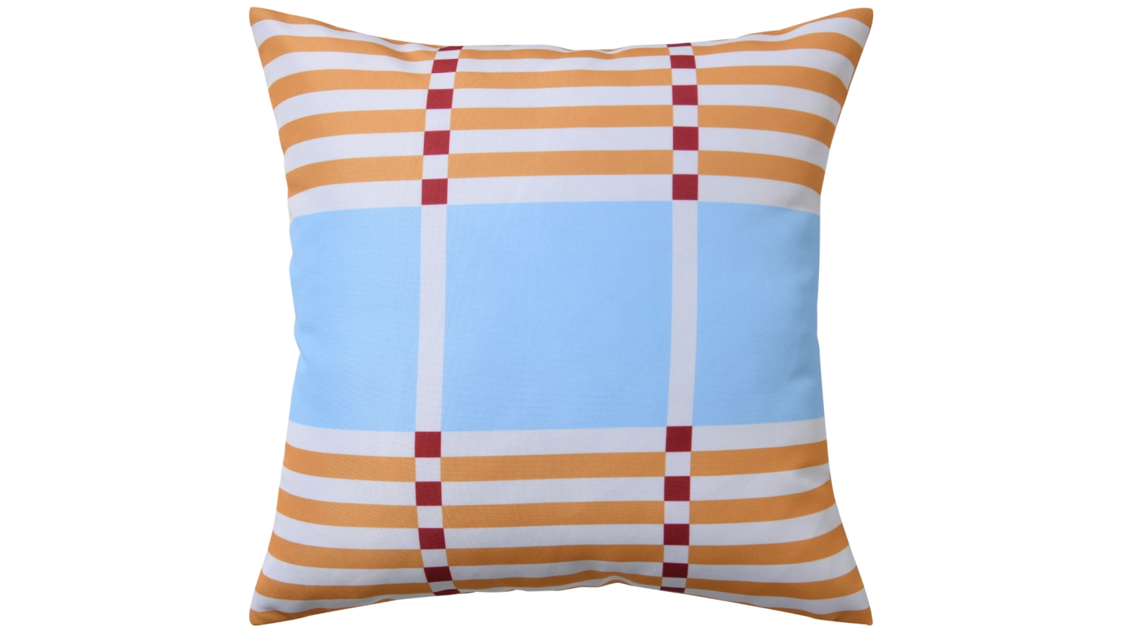 Vibes Riviera Printed Mustard Outdoor Cushion