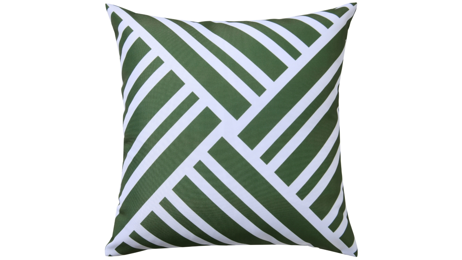 Vibes Sol Stripes Printed Olive Outdoor Cushion