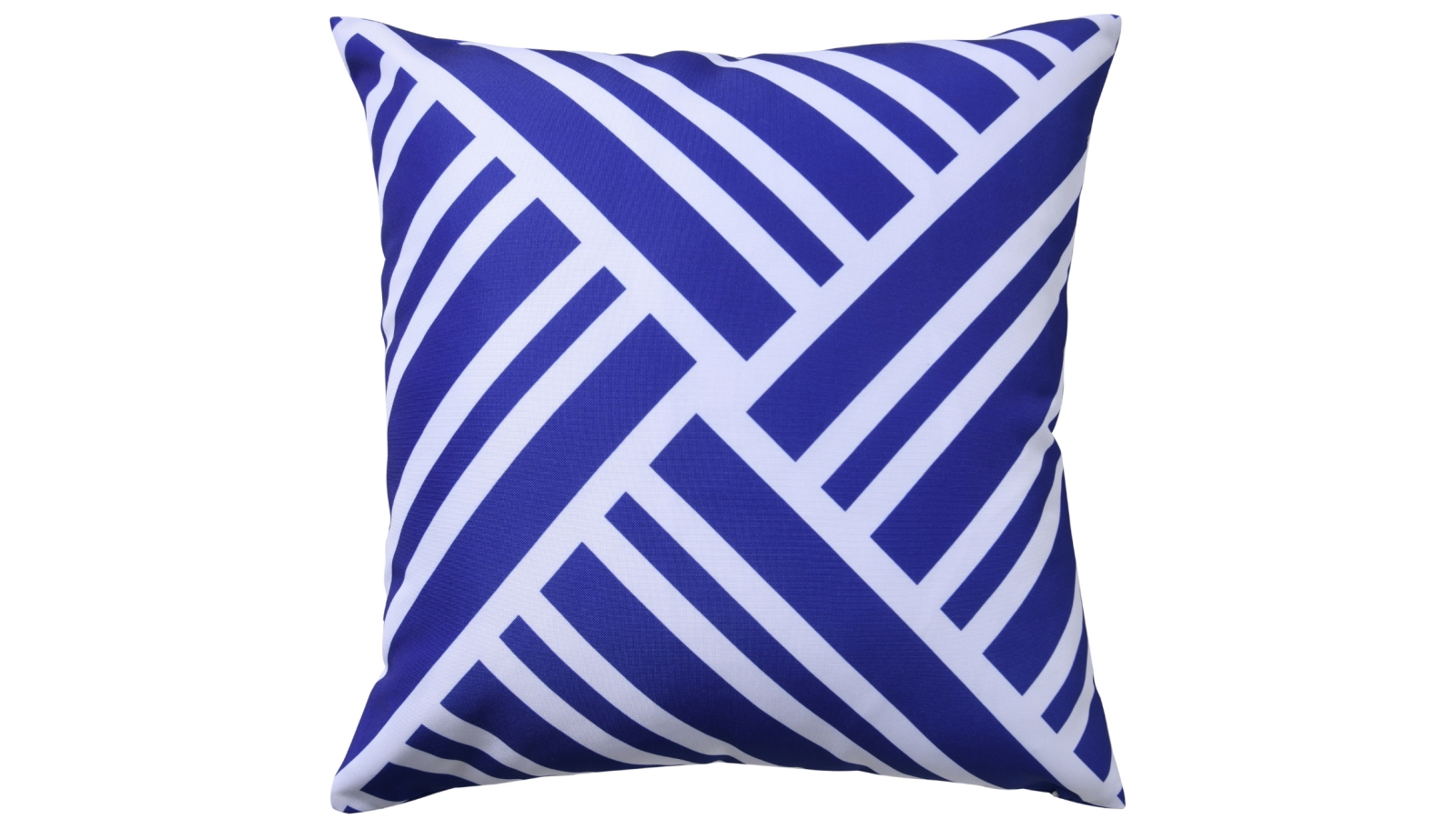Vibes Sol Stripes Printed Blue Outdoor Cushion