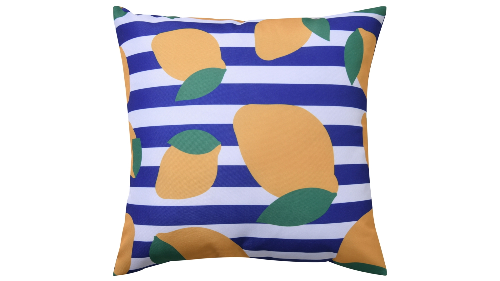 Vibes Limone Blue Printed Outdoor Cushion