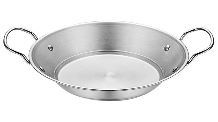 Soga Signature Dry Pot Crafted with 201 Material in Silver Color and for Kitchen Essential