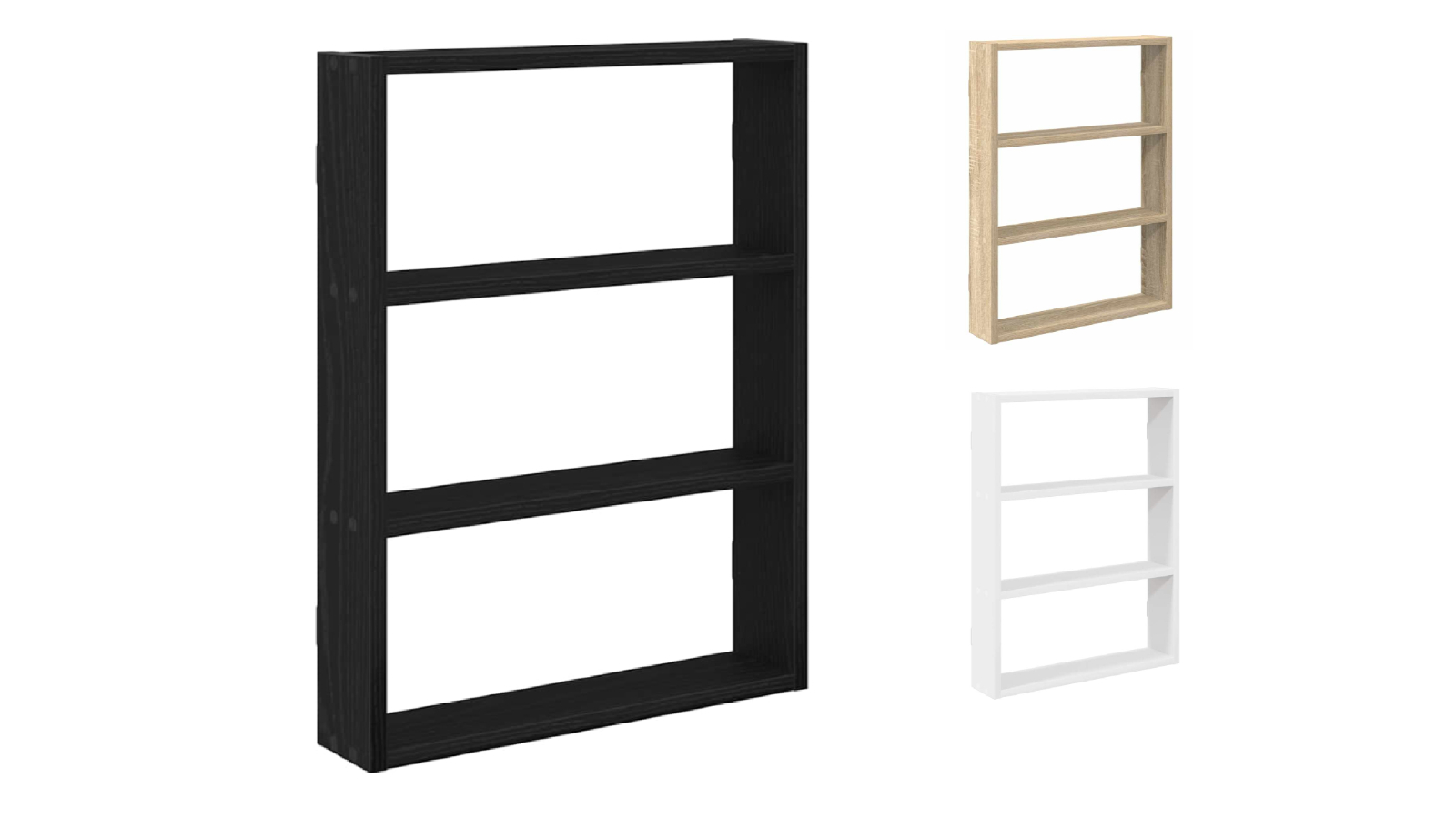 vidaXL Engineered Wood 43 x 9 x 60cm Wall Shelf