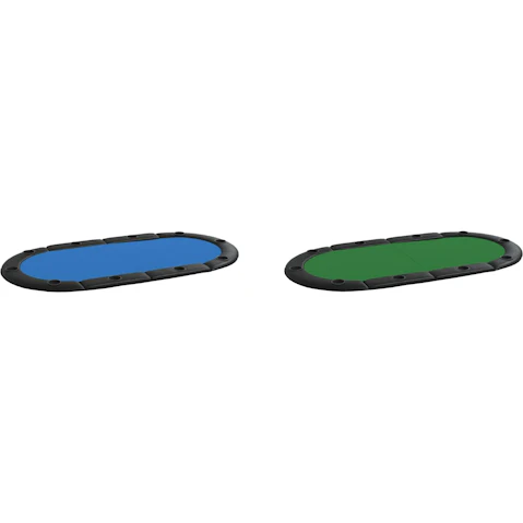 vidaXL 208 x 106 x 3cm 10-Player Folding Poker Tabletop