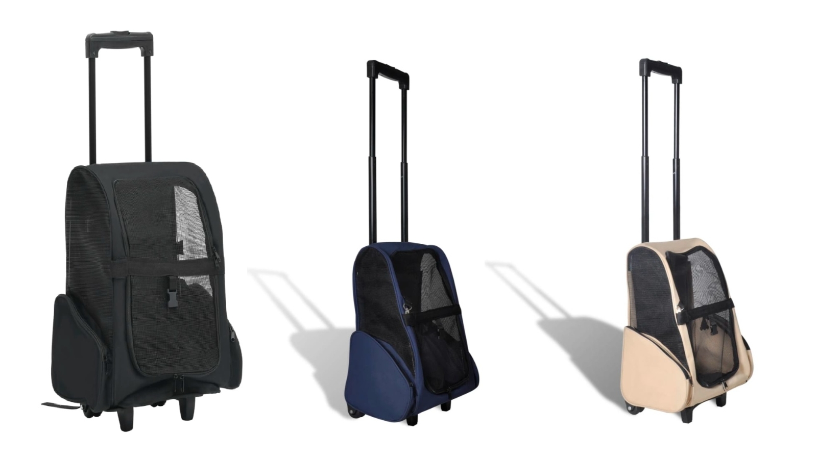 vidaXL Foldable Multipurpose Pet Trolley