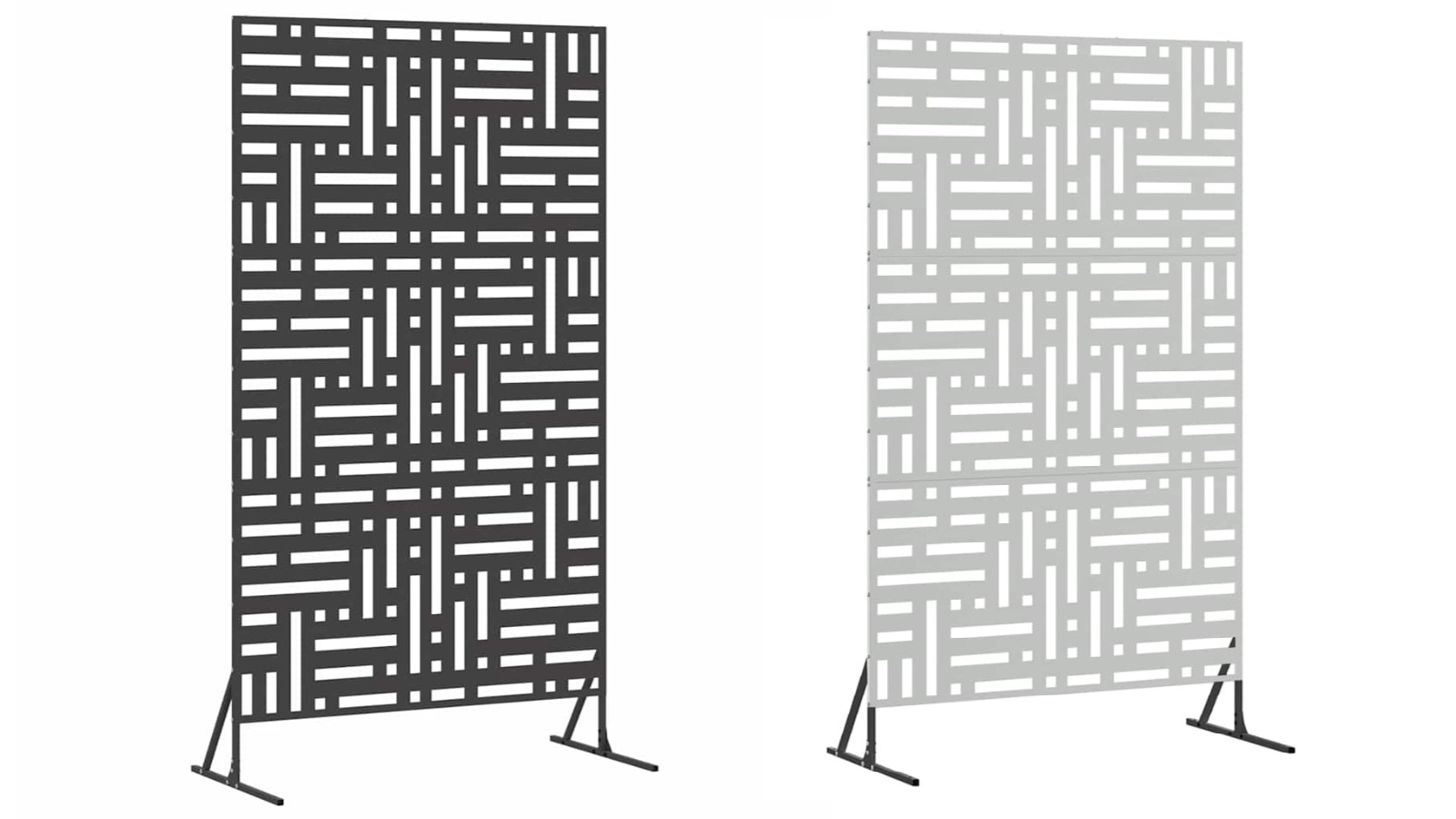 vidaXL Grid Steel Privacy Screen