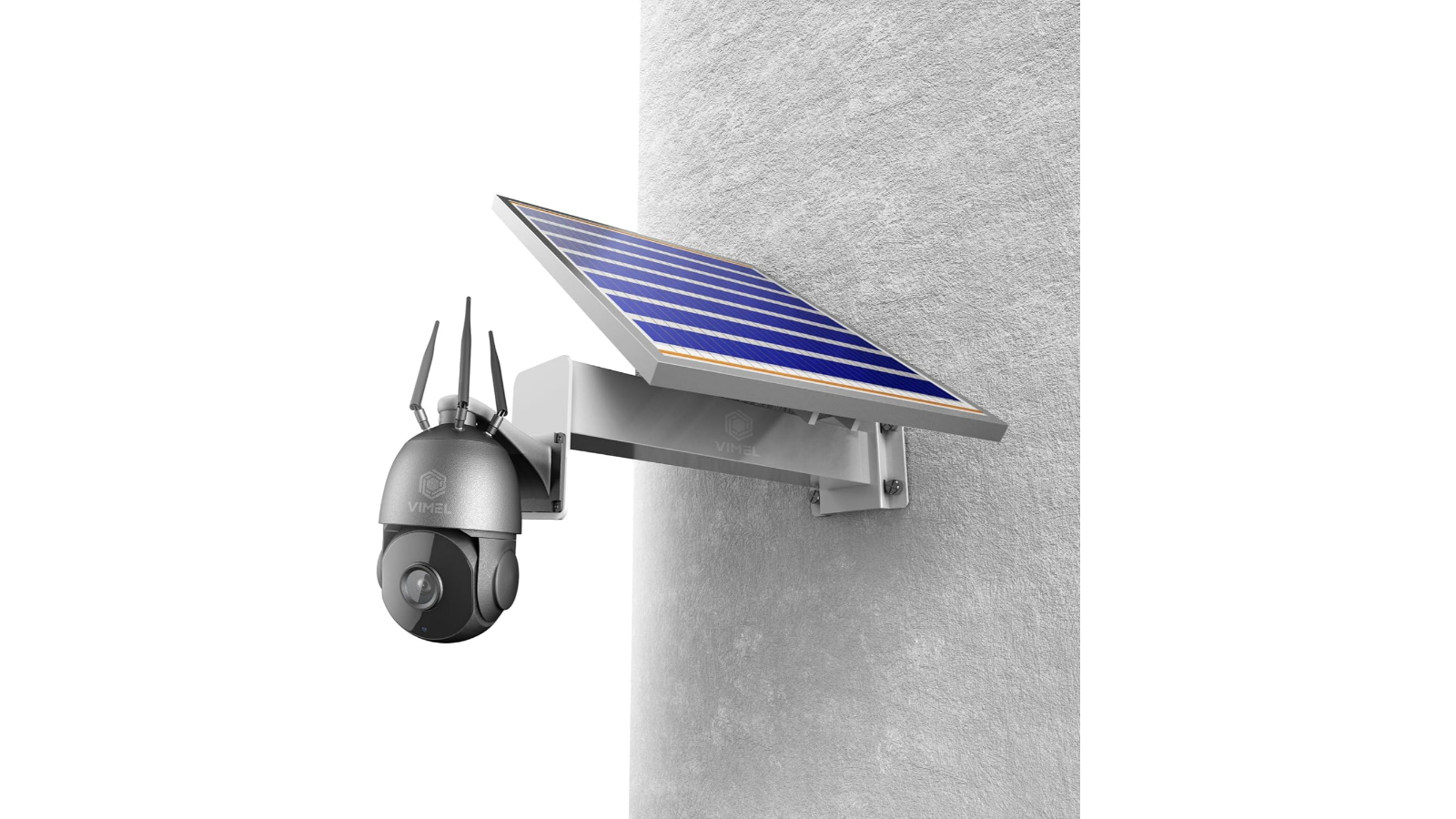 Vimel 4K Solar and Battery Powered 30X Auto-Tracking Professional 4G Security Camera