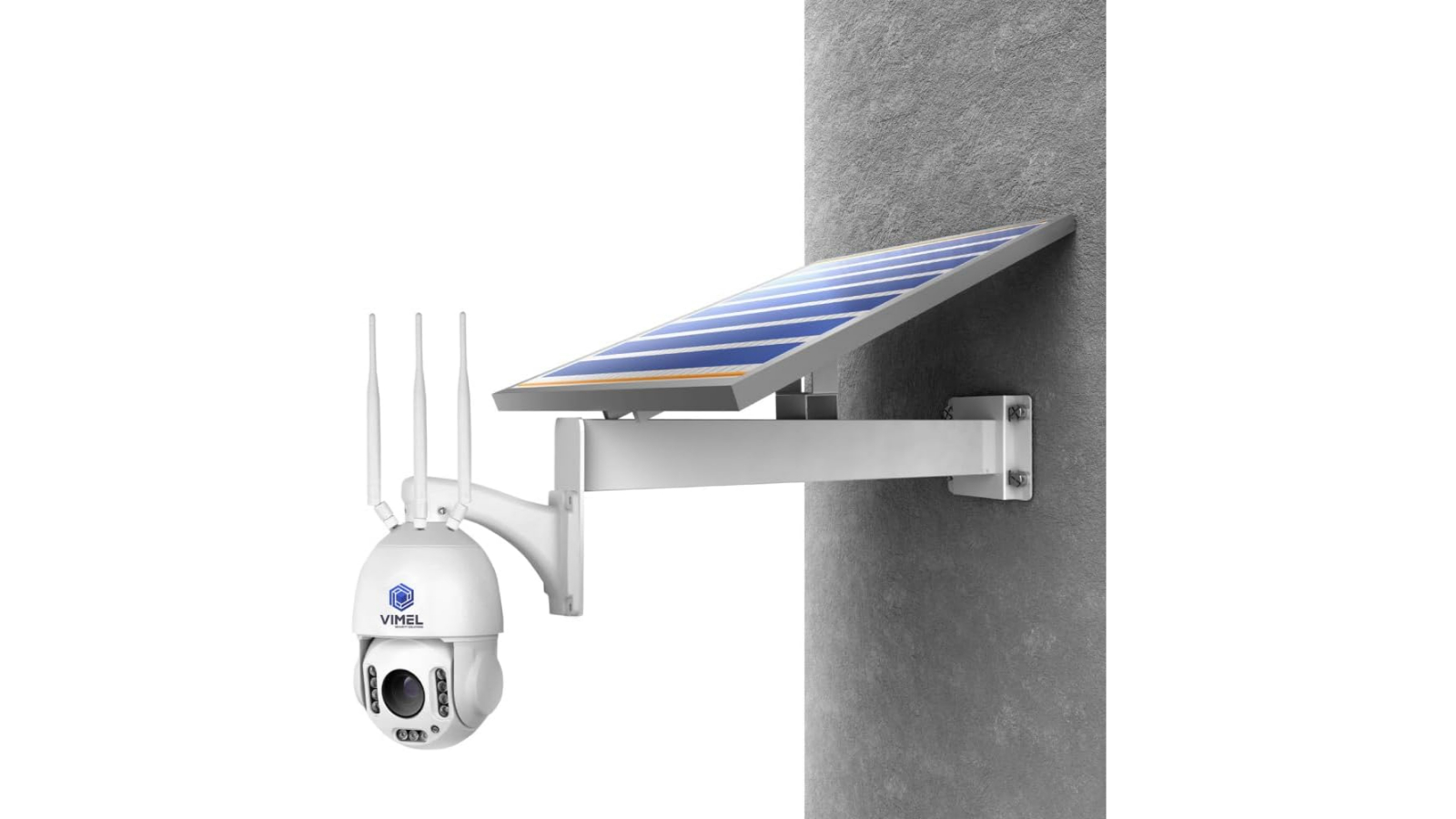 Vimel 4G 4K CCTV 20X Auto-Tracking Solar and Battery High-Grade Security Camera