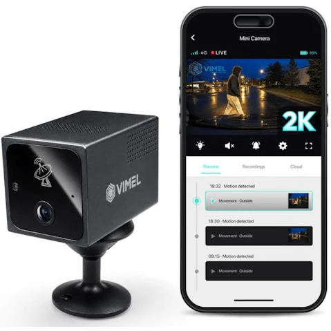 Vimel 4G Mini Security Camera