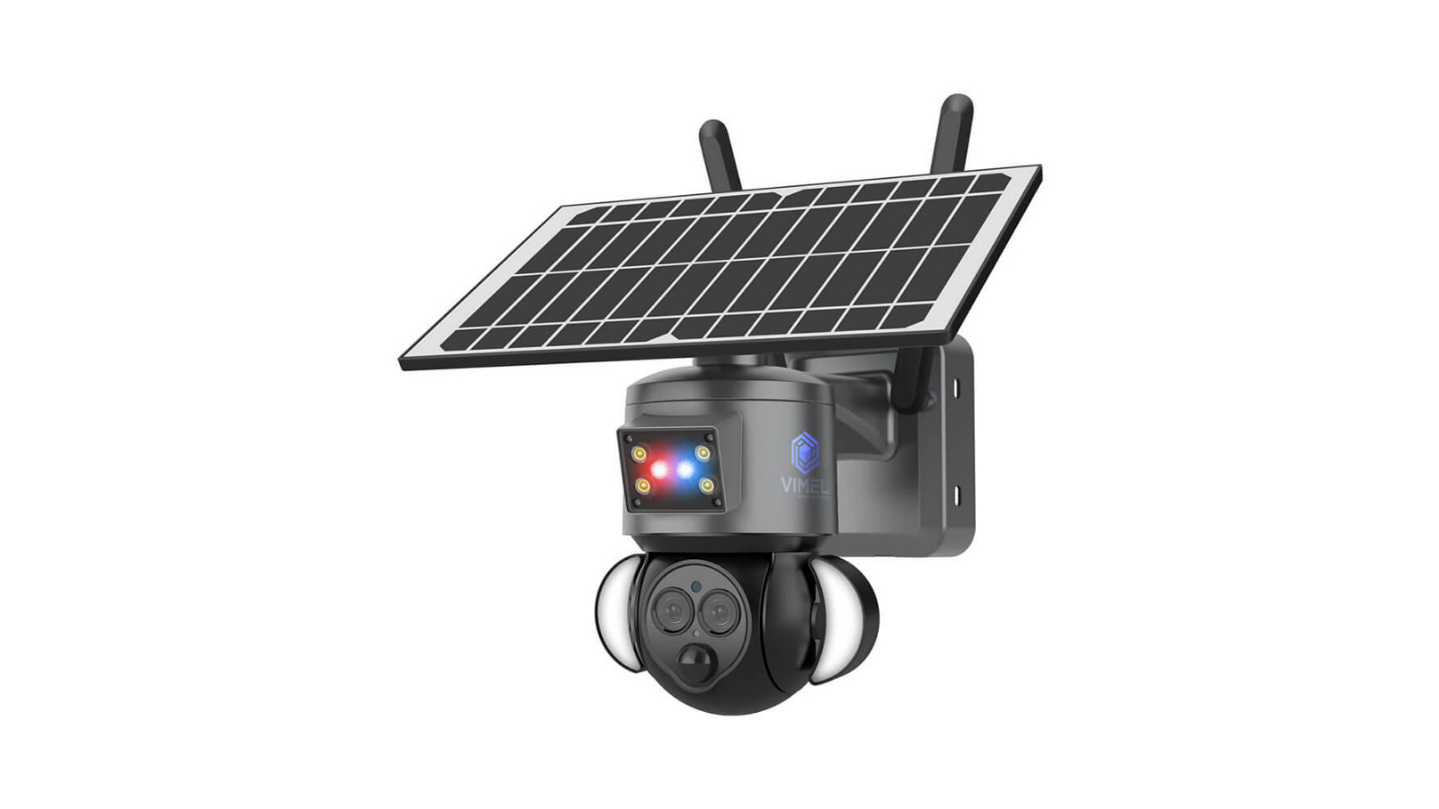 Vimel 4G 12X Outdoor PTZ Battery CCTV Off-Grid Farm Solar Security Camera 