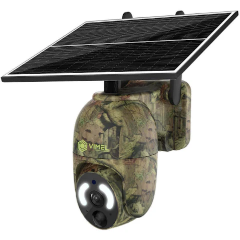 Vimel 4G Solar Security/Alarm Camera with Sim Card – Camouflage