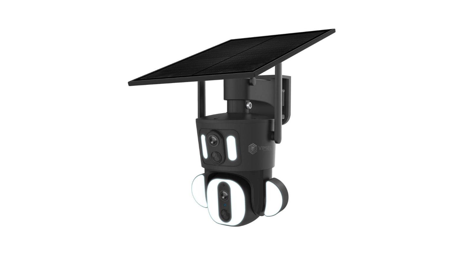 Vimel 360 View 4G Solar Battery Security Camera with Remote and Sim card