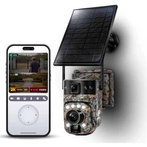 Vimel 2K Dual Lens 4G Trail Security Camera