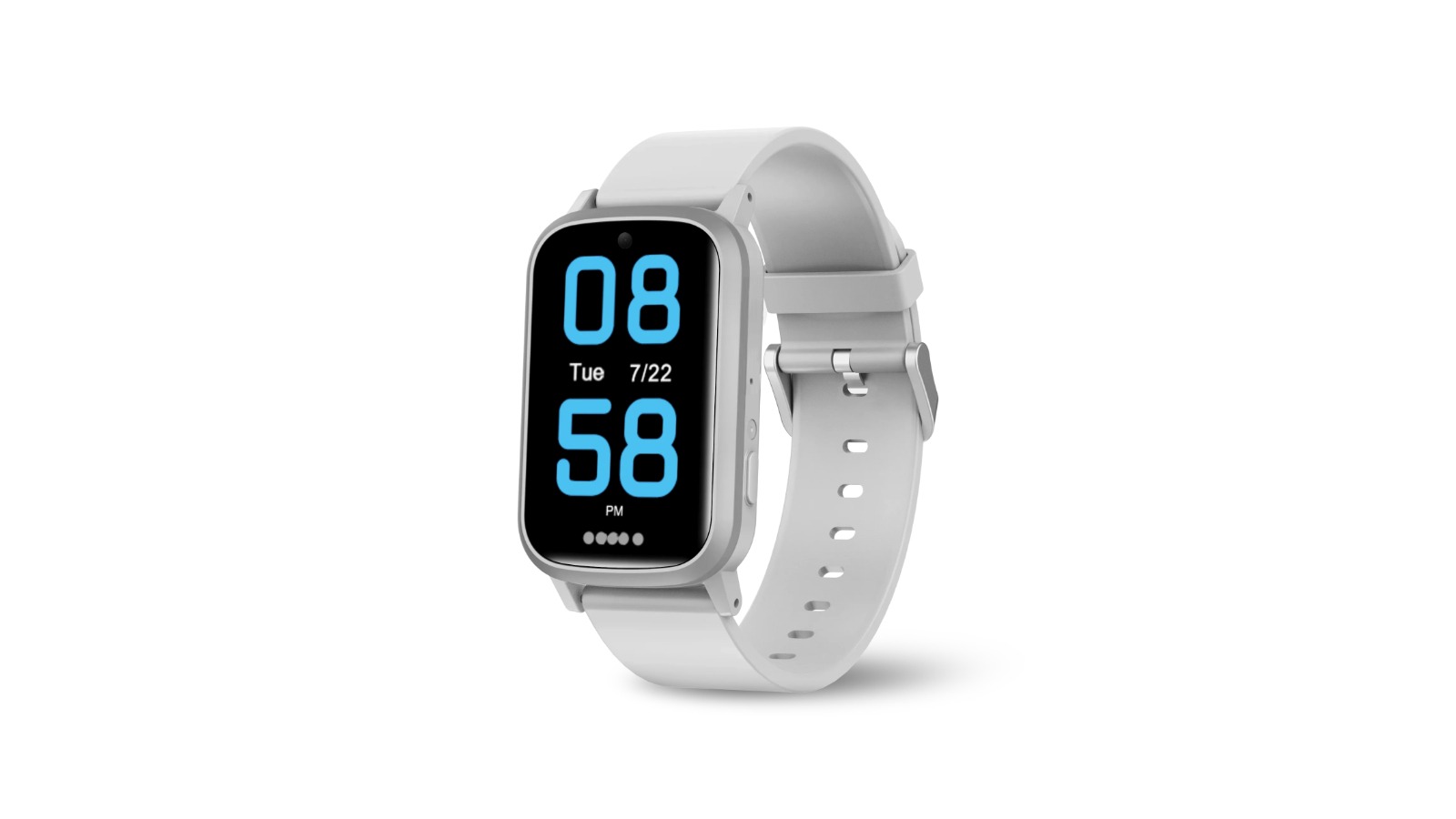 Vimel Personal GPS Tracker Smart Watch - White