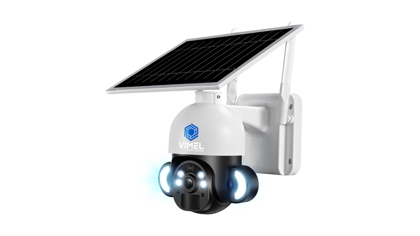 Vimel Wireless PTZ Alarm Motion Solar Battery Security Camera
