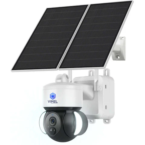 Vimel 24/7 Always Recording Wireless WiFi Solar Security Camera