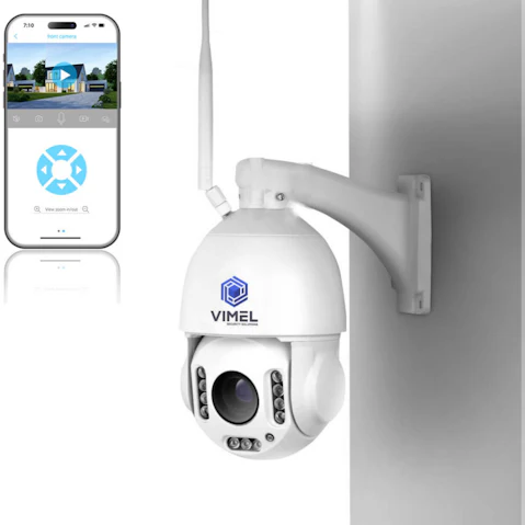 Vimel 20X 24/7 Recording 4K Outdoor PTZ WIFI Professional Security Camera