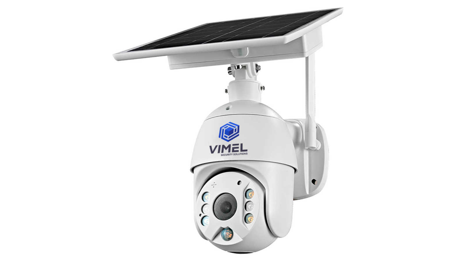 Vimel Wireless Night Vision 4G Solar Battery PTZ Security Camera with Sim Card