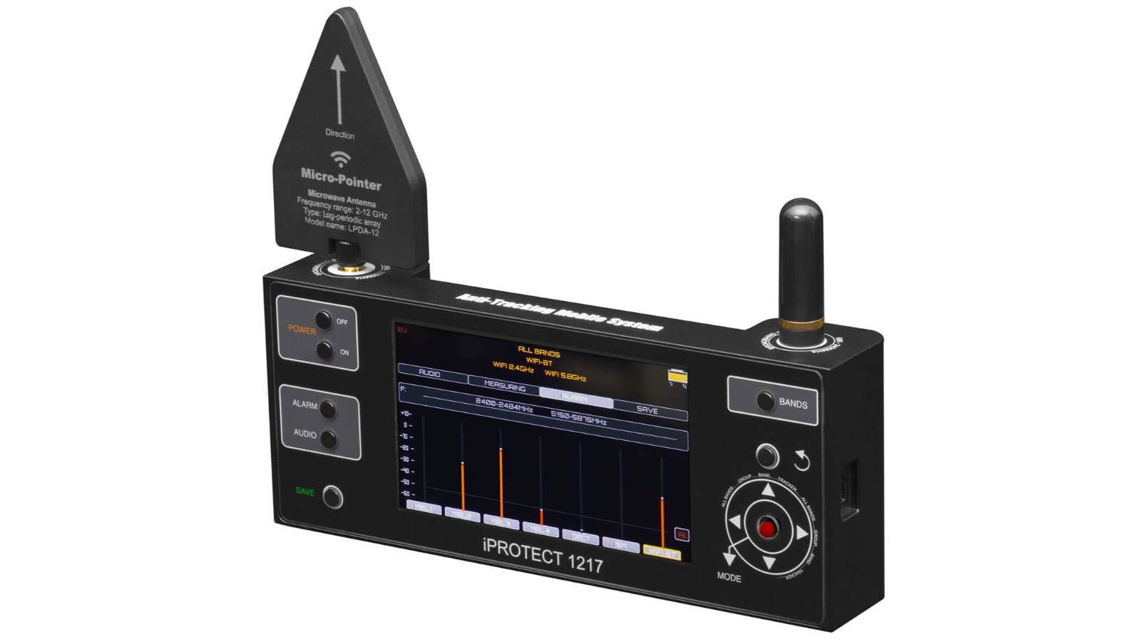 iProtect 1217 4G, 5G Spy Camera Hidden GPS Tracker Finder