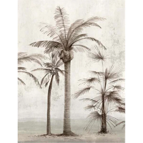 La Grolla Vintage Palm Trees I Unframed Canvas Wall Art
