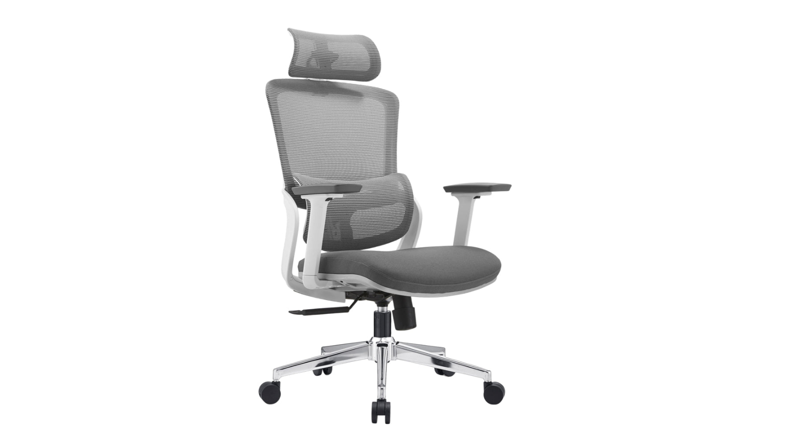 Maestro Furniture Vivian High Back Mesh Fabric Ergonomic Office Chair - Grey