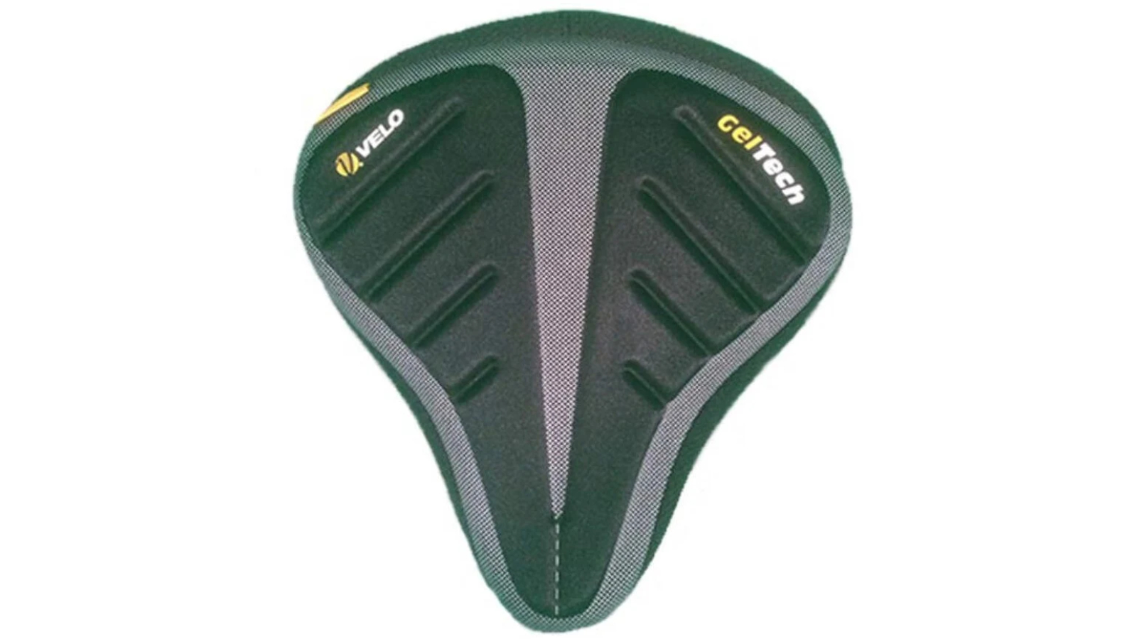 Velo Anatomical Padded Gel Tech Bike Seat Cover - 22.9-25.4 x 21.6-24.1cm