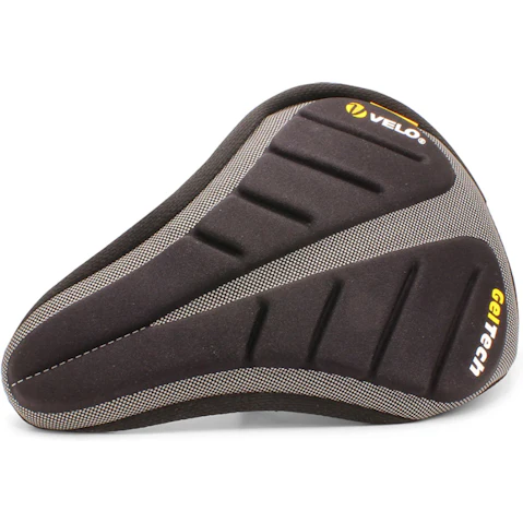 Velo Geltech Anatomical Padded Bike Seat Cover - 25.4-28 x 17.8-20.3cm
