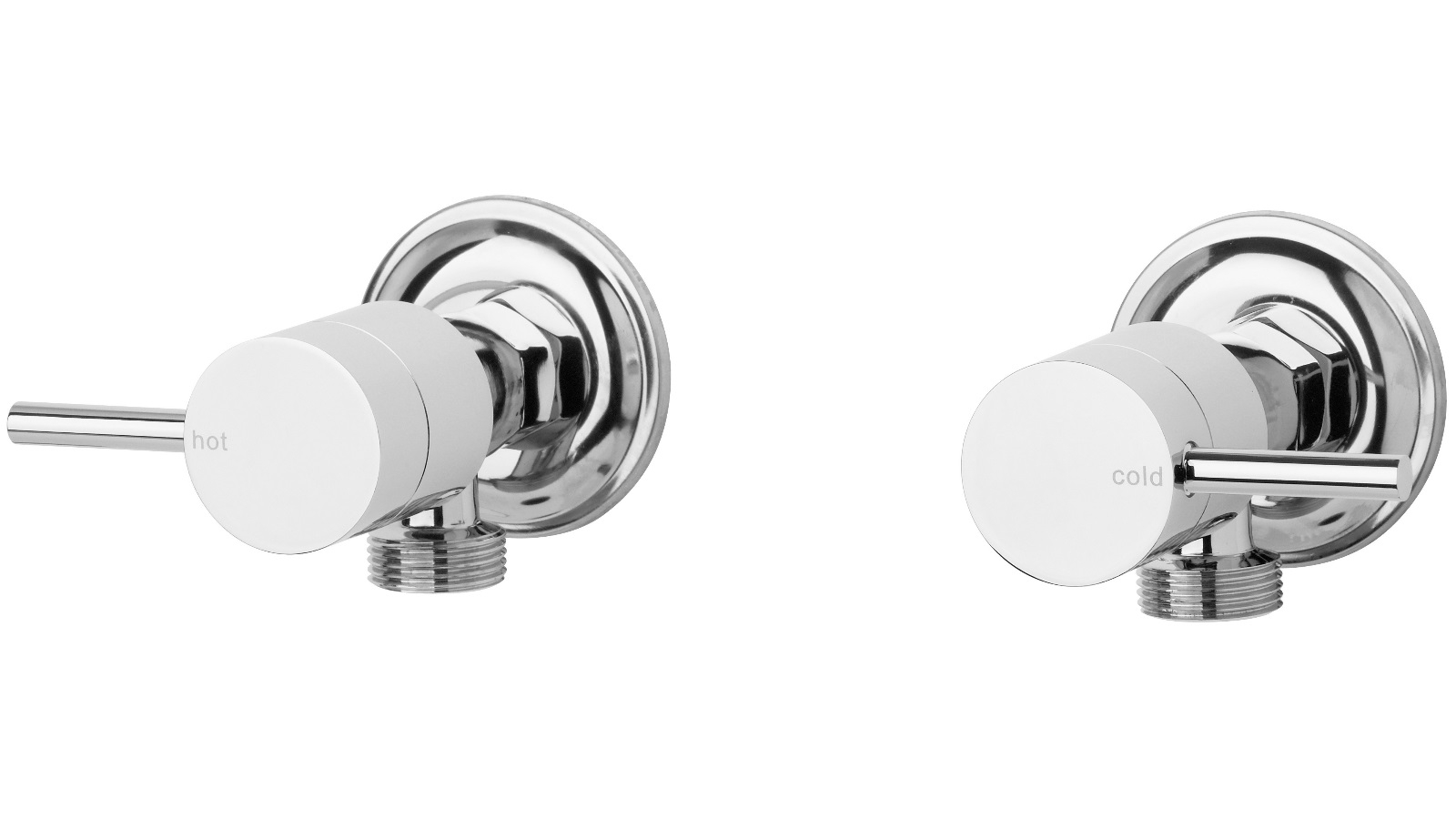 Phoenix Vivid Lever Washing Machine Stops - Chrome